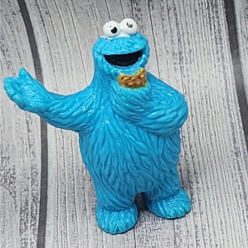 Vintage Cookie Monster Sesame Street 90s Collectible Toy JHP